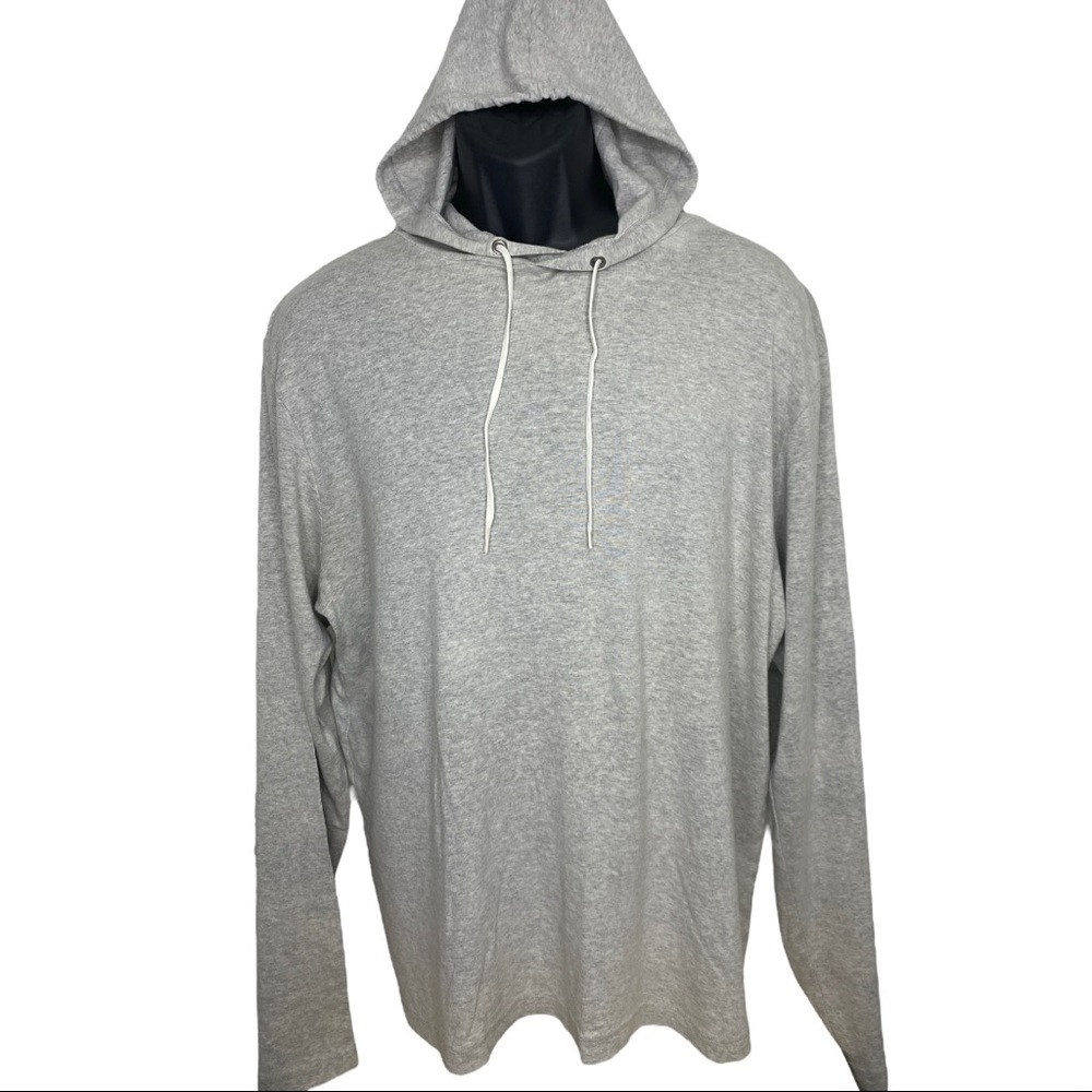 RALPH LAUREN Polo Sport Men’s XL Light Gray Basic Hoodie with Drawstring… - Picture 2 of 3